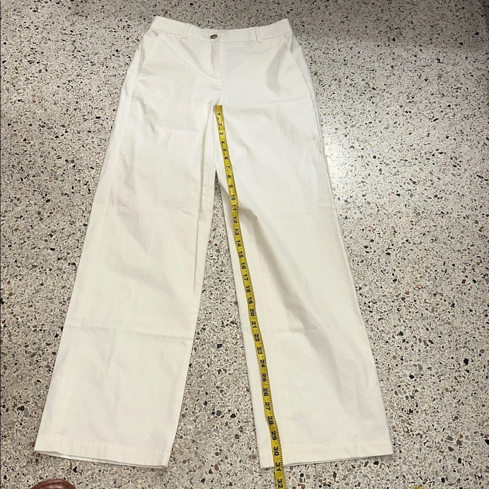 NWT J Crew white Kya chino pants 0 - Picture 7 of 8